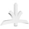 Ekena Millwork Davenport Architectural Grade PVC Gable Bracket, 72"W x 39"H x 4"D x 6"F, 13/12 Pitch GBP072X39X0406DAV00 - alternate 1